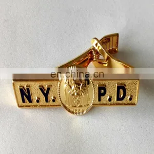 Custom Metal Gold Tie Clip With Custom Logo thumbnail-1