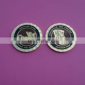 Vet Caring Welcome Home Challenge Coin Souvenir Metal Coin thumbnail-1