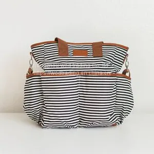 Classic Striped Diaper Bag From China thumbnail-1