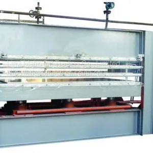 Hydraulic Short Melamine Lamination Press Machine for MDF Board thumbnail-1
