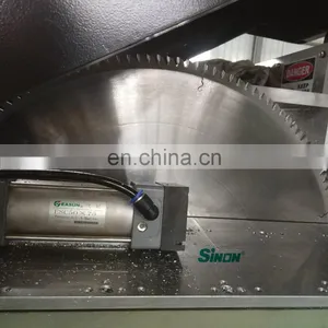 Window Door Aluminum and UPVC Profile Single Mitre Saw Cutting Machine thumbnail-5