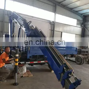 Foton Chassis 4 Meter Truck Mounted Crane for Sale thumbnail-3