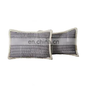 Sherpa Polyester Blended Embroidery Bedding Sets Quilt Cover Set thumbnail-6