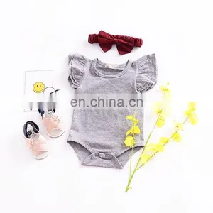 Summer Short Sleeveless Baby Clothes Toddlers Romper Kids Clothing thumbnail-2