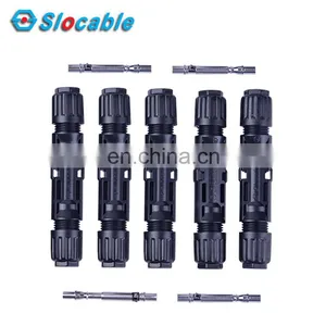 Slocable Professional Factory IP68 Waterproof PV Wire Tyco Solar Connector thumbnail-2