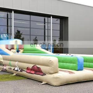 Western Theme Inflatable Bungee Run Wipeout Sport Game For Sale thumbnail-4