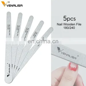 51106 VANALISA Professional Nail File 180/240 Double Side OEM Custom Printed Logo Top Nail File thumbnail-4