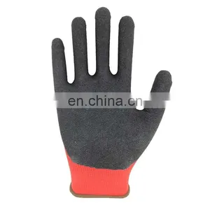 18Gauge Nylon Super Elastic Latex Sandy Coated Gloves For Industrial Protective Labor Hand thumbnail-3
