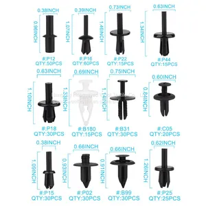 Automobile Door Panel Lining Guard Side Skirt Reinforced Plastic Shock Absorption Buckle Accessories thumbnail-1