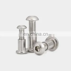 China Supplier Carbon Steel Chicago Screw Pan Head Binding Post Screw thumbnail-1