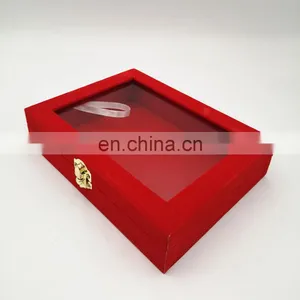 Beautiful New Design Red Color Velvet Storage Jewelry Box thumbnail-3