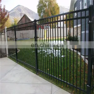 Coated Zinc Steel/galvanized Fence Backyard Metal China Supplier Wholesale High Quality PVC Garden Fence Trellis & Gates thumbnail-5