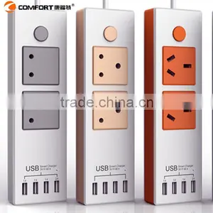 Multifunctional 4 Usb Ports 2 Plugs Multiple Socket Outlet thumbnail-4