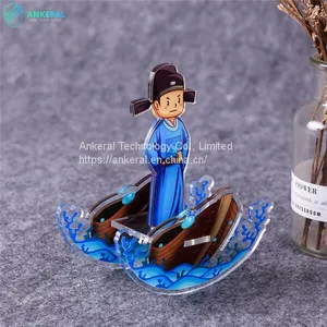 Low MOQ Acrylic Cartoon Figure Display Holder 2021 Best Promotional Items for Anime Fans thumbnail-2