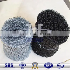 Black/ Painted/ Coated/ Galvanized Double Loop Tie Wire thumbnail-1