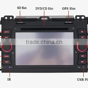 Double Din for TOYOTA PRADO Touch Screen Car DVD Car Stereo GPS 3G WIFI Bluetooth SWC RDS Phonebook AUX 1080P USB/SD MP3/MP4 thumbnail-2