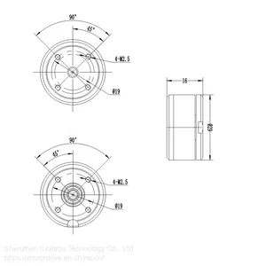 Holographic 3D Advertising Machine 18-30cm Brushless Motor 2916 DC Kv333 Customizable thumbnail-4
