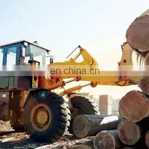 Efficient 5 Ton SEM 655D Front Loader Wheel Loader With Wood Grapple Log Grabber Sugar Cane Grabber thumbnail-3