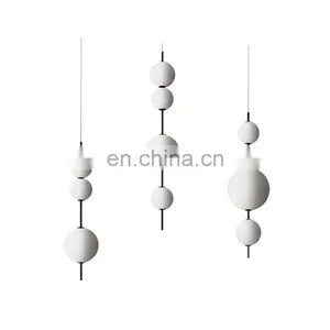 Nordic Creative Gourd Shape LED Pendant Light For Cafe Bar Kitchen Bedroom Living Room Decorative Indoor Chandelier thumbnail-1