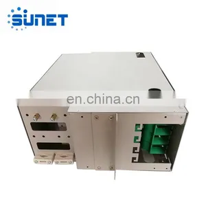 Hot Sale Indoor/Outdoor 1/2/3/4/5/6U 12/24/48/72/96cores Empty/Full Load FTTH Fiber Optical Distribution Frame thumbnail-2