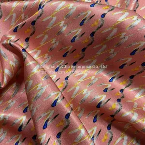Factory Direct Own Design Custom Digital Printing Quality Satin Fabric 100 Polyester thumbnail-3