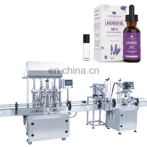 Auto 4 Heads Perfume Essential Oil Bottle Liquid Filling Machine Small Business Essential Oil Bottles Filling Capping Machine thumbnail-1