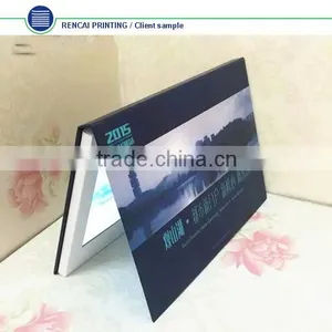2016 China New Business Gift Paper Crafts Video Greeting Card thumbnail-1