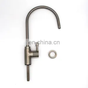 New Water Filter Faucet Air Gap Water Filter Tap Nickel Brushed Kitchen Faucets thumbnail-1