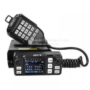 BEST QUALITY KT-5000 Detachable Front Panel 25W Mobile Radio VHF UHF Compact Car Intercom Long Range 2 Way Radio FM Transceiver thumbnail-1