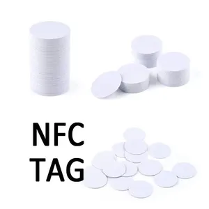 RFID Round Small NFC Sticker Tag Contactless NFC Chip Tags Manufacturer in China thumbnail-3
