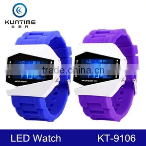 China Wholesale Fashion Silicone Digital Aircraft LED Watch 2015 thumbnail-1