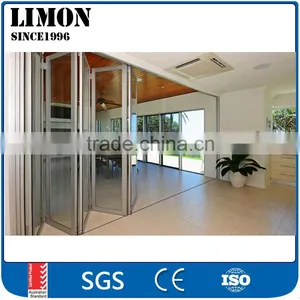 Aluminium Balcony Exterior bi Glass Folding Door With AS2047 for Sale thumbnail-1