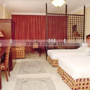 Chinese Style Hotel Twin Bedroom Furniture PFG399 thumbnail-1