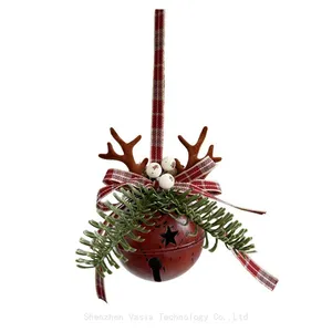 New 2025 Christmas Decor Supplies: Small Bells, Velvet Bows & Pine Cones for Trees, Homes & Bulk Business Orders thumbnail-5