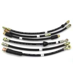DOT Certified OEM Automotive Brake System Custom Length Front & Rear Brake Clutch Hydraulic Flex Line Hose CAR Replacement thumbnail-4