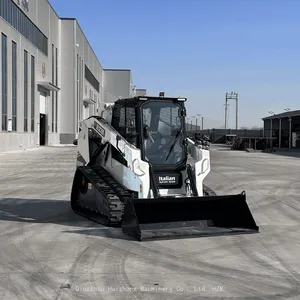2025 New Design High Quality Compact Skid Steer Loader HZM SK1300 With EPA4 E5 Engine thumbnail-3
