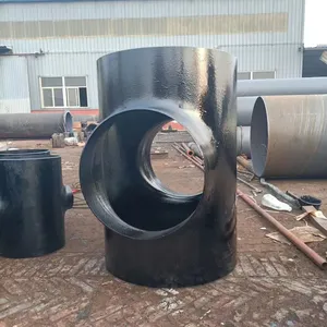 3PE Elbow / National Standard Polyurethane Inner and Outer Anti-corrosion Epoxy Coal Asphalt Pipe Fittings / Double-layer Epoxy Powder Elbow thumbnail-2