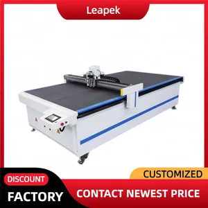 CNC Oscillating Knife Cutting Machine Shoebox Orange Carton Packaging Box Sample Cutting Equipment Paper Making Machinery thumbnail-2