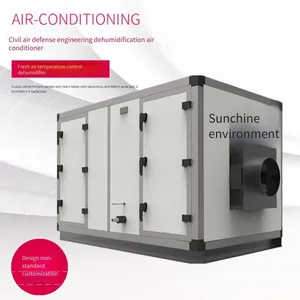 Temperature-controlled Dehumidifier, Industrial Dehumidifier, Large-scale Dehumidification Equipment for Underground Civil Air Defense, Dual Cold Source Heat Pump Unit, Manufacturer thumbnail-2