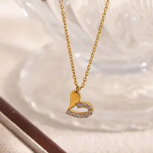 304 Stainless Steel Necklace Lead-Free Nickel-Free Chain With Lobster Clasp Polished Finish Hypoallergenic Wholesale thumbnail-5