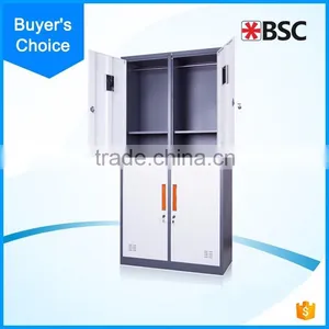 Hot Sale 4 Door Metal Wardrobe thumbnail-6