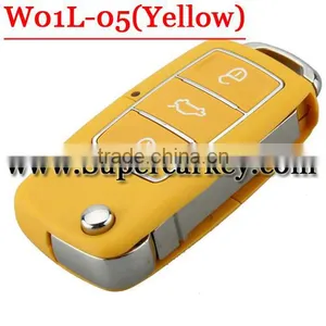 Newest KEYDIY KD900 W01L-05 3 Button Remote Key With Yellow Colour for URG200 thumbnail-1