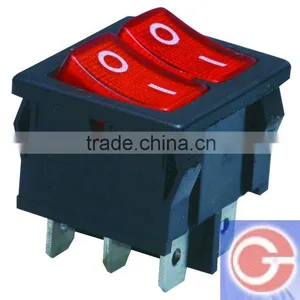Waterproof Illuminitated Electronics Rocker Switch thumbnail-1