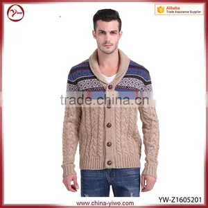 Custom Latest Comfortable Plain Men Knitted Sweater thumbnail-2