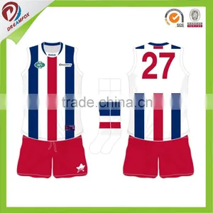 Wholesales Custom Sublimated Sleeveless Rugby Jersey, Rugby Singlet thumbnail-2