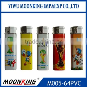 Rechargeabe Plastic Cigarette Lighter Cheapest Electronic Lighter With World Cup Pictures thumbnail-1