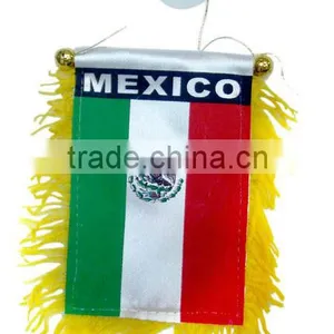 Mexico Car Flags With Custom Designs Pennant,new Design MEXICO Car Flag thumbnail-1