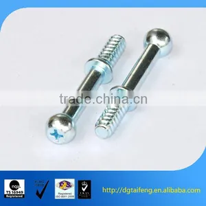 Galvanized Round Neck Ball Head Thread Cutting Screw thumbnail-2
