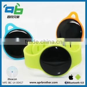 Bluetooth Silicone Bracelet Compatible With IBeacon &Eddystone Smart Beacon Wristband/Bracelet/Keyring thumbnail-1