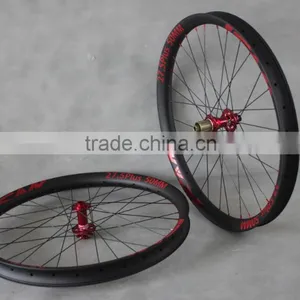 Width 50mm Bike Tubeless Wheels MTB 27.5er Clincher Wheels 650B Bicycle Carbon Bike Rim Snow Fat Bike 3.0'' Tyre thumbnail-1